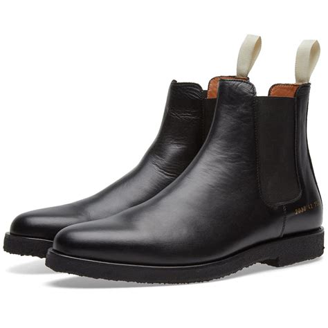 common projects chelsea boots replica|common projects leather chelsea boot.